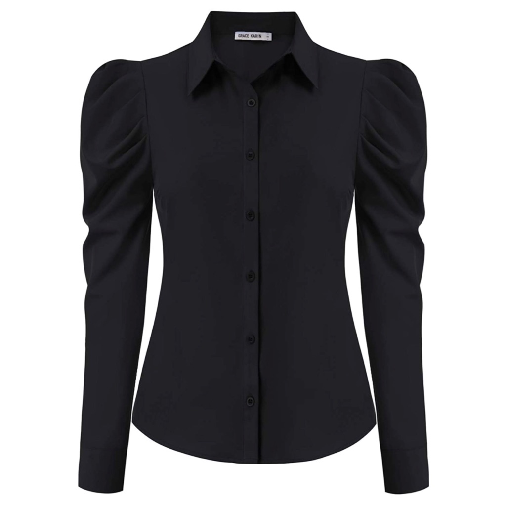 Grace Karin Button Down Blouse